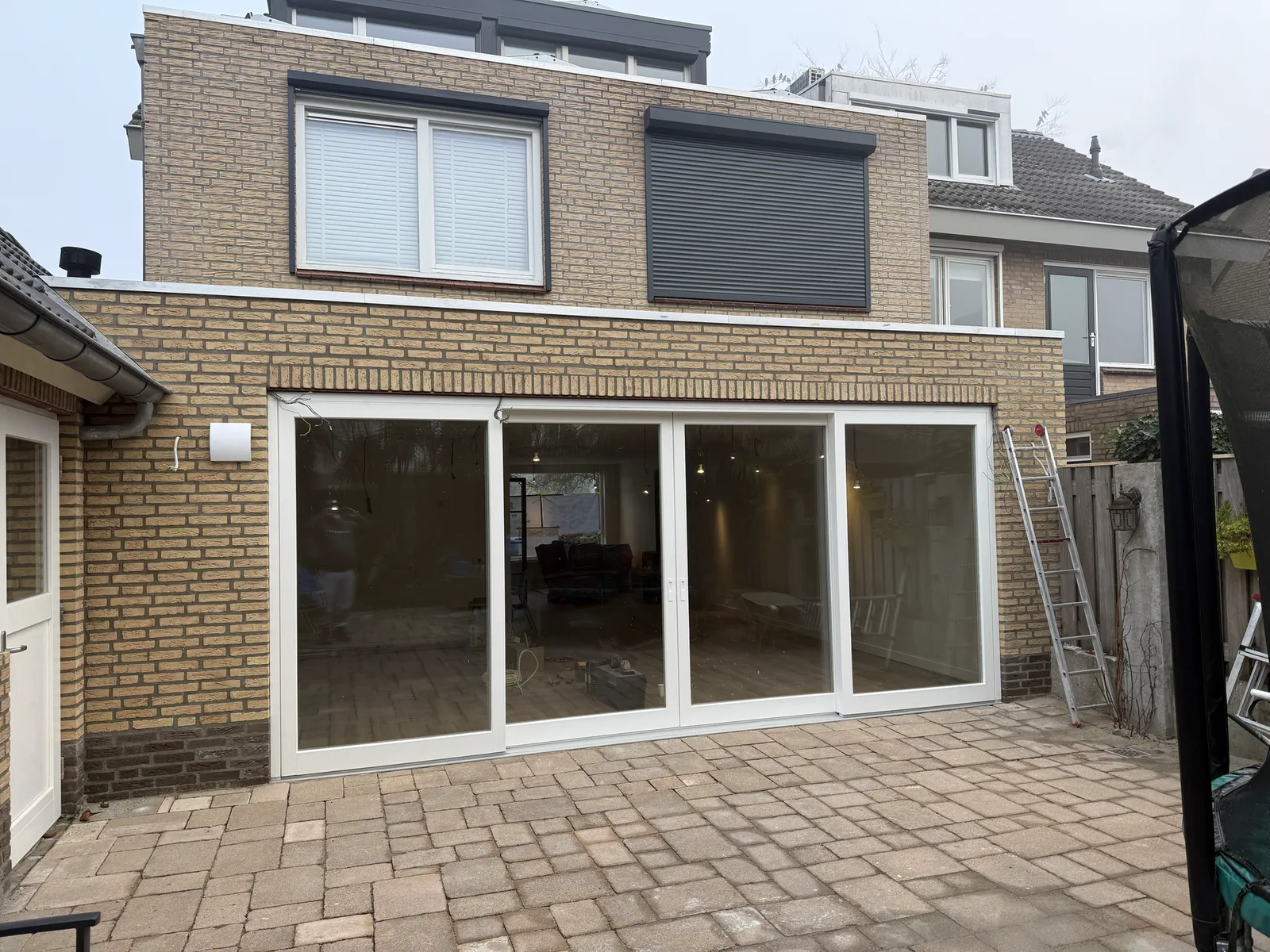 Aanbouw na afronding