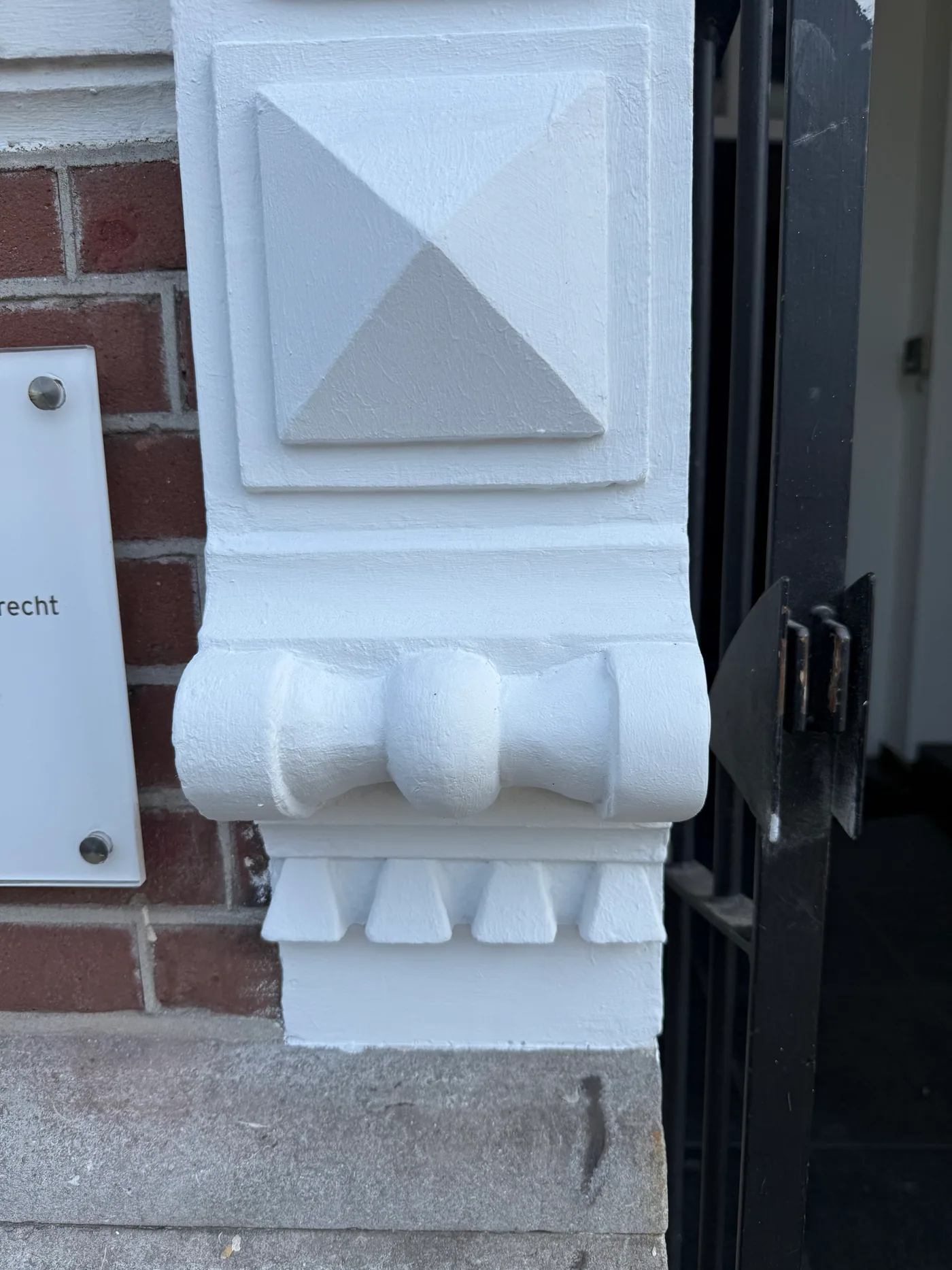 Geveldetail na herstel